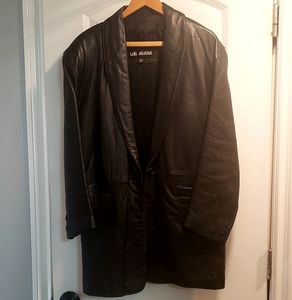 Vintage Soft Leather Luis Alvear Mens Jacket